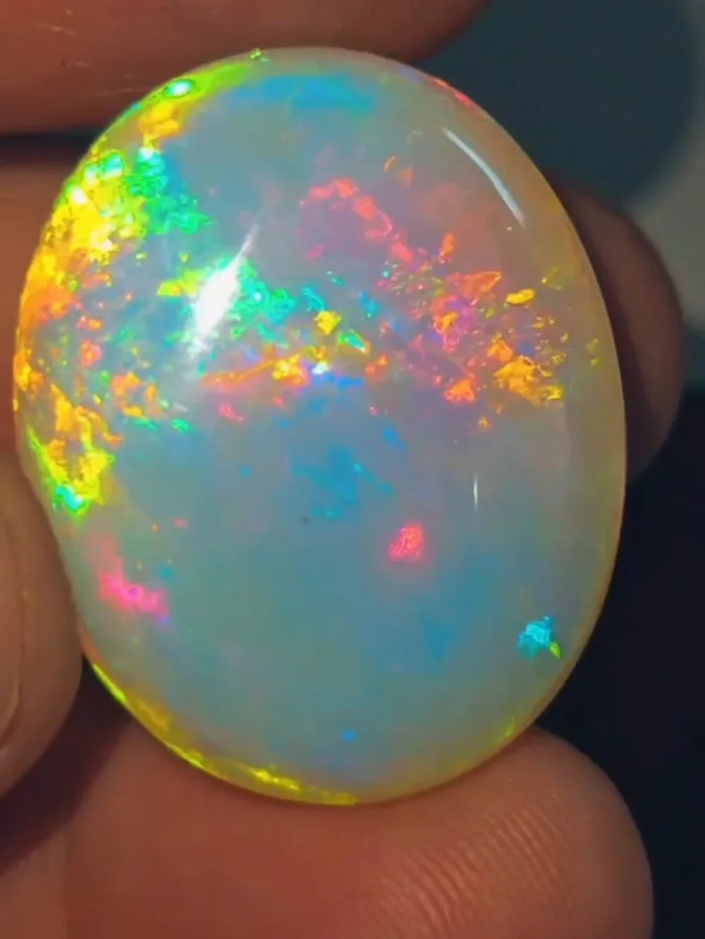 48.55 carat AAAA quality natural Ethiopian opal Cabochon